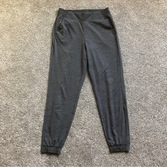 ATHLETA BROOKLYN TEXTURED JOGGERS PANTS CAMO GREEN SIZE 8 - Picture 2 of 10